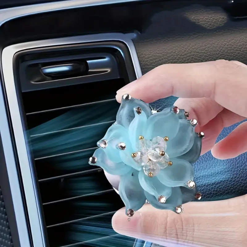 1pc Lotus Flower Design Auto Klimaanlage Luftauslass Duft - Temu Germany