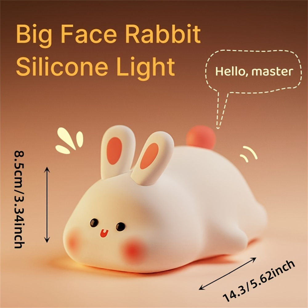 Chubby Kawaii Bunny Panda Pig Tiger LED Night Light Collection