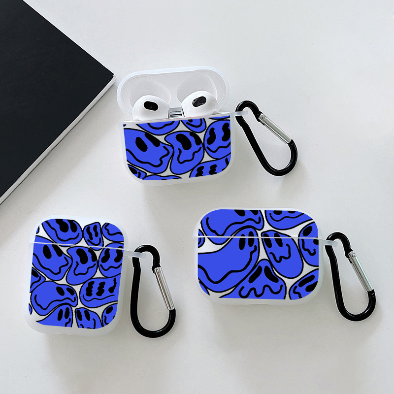 

Distorted Face Graphic Earphone Case For Airpods 1/2/3, Airpods Pro 1/2, Gift For Birthday, Girlfriend, Boyfriend, Friend Or Yourself