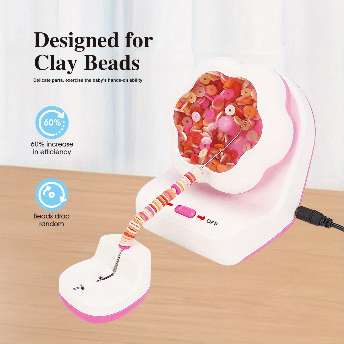 Electric Bead Stringing Machine Handmade Bead Bowl Practical - Temu