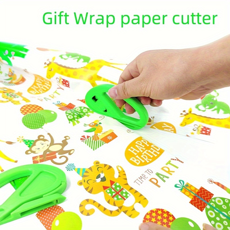 1/2/3/4PCS Sliding Wrapping Paper Cutter Christmas Gift Wrapping