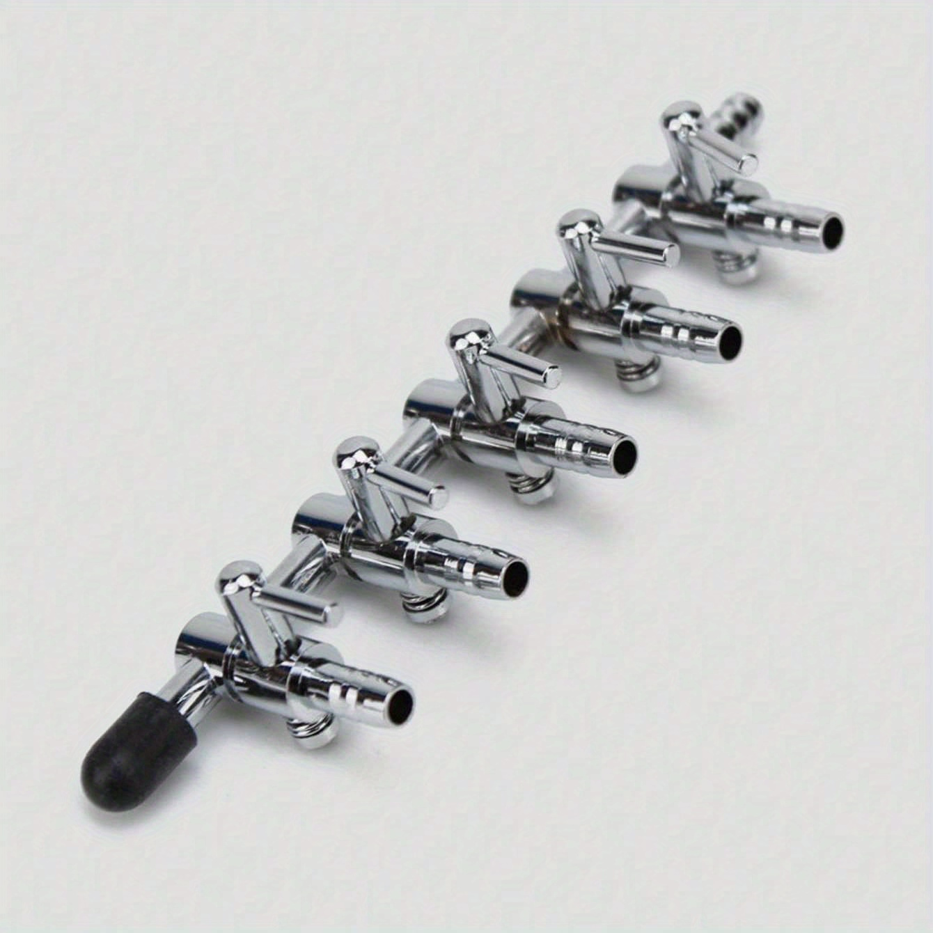 Image of 1pc Stainless Steel Control Valve For Regulating In Aquarium Oxygen Pumps, Without Battery