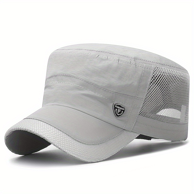 Unisex Quick-dry Lightweight Hat With Breathable Mesh Panels & Wide Brim - For , Summer Hiking, Beach, Casual Wear (multiple Colors), Hat