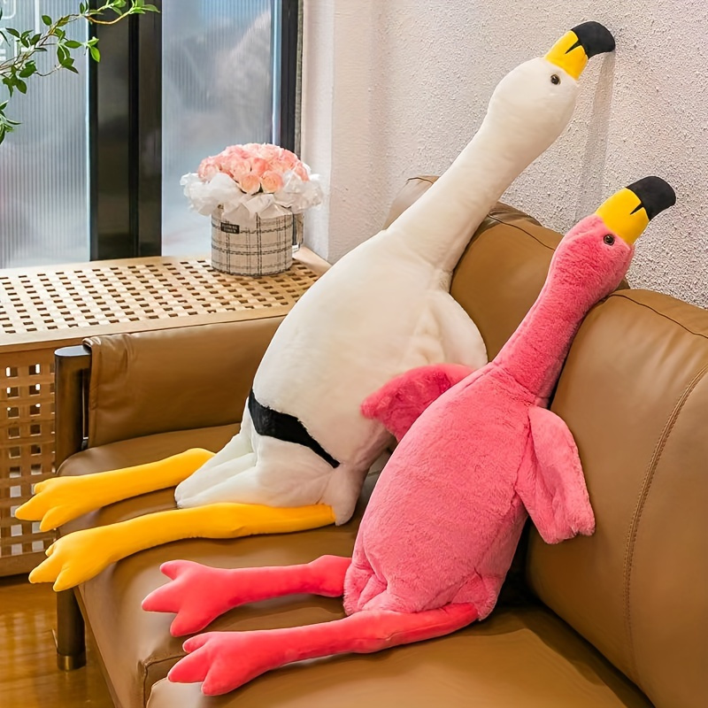 Cute Big Mouth Bird Flamingo Hand Puppet Plush Toy Love - Temu