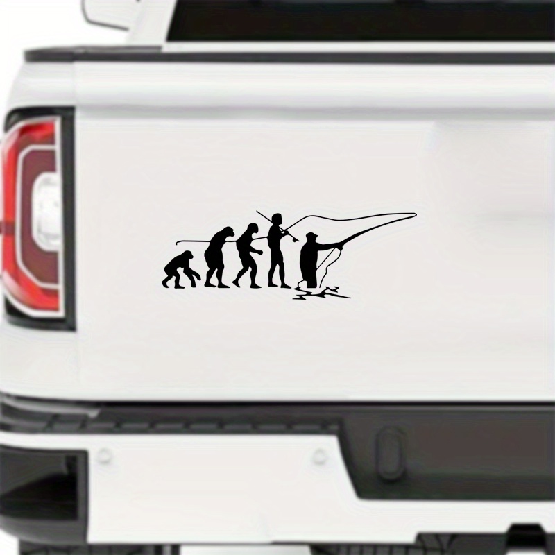 Evolution OF FLY FISHING Fashion Auto Stickers Vinyl Decal For Automotive  Motorcycle Trucks Racing Car SUV Bumper Laptop Suitcase