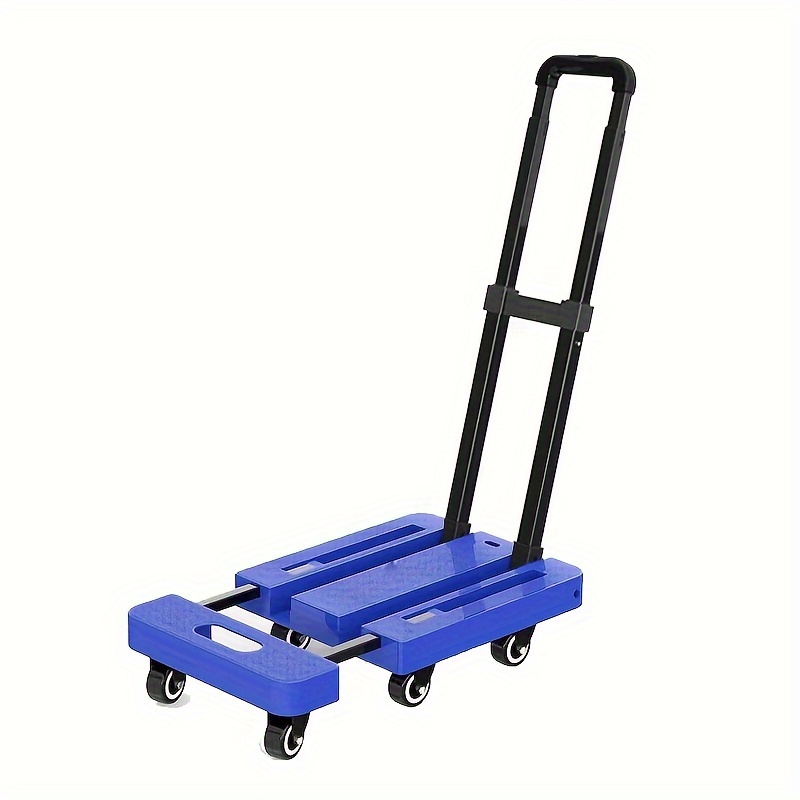  Carrito de compras plegable, Acero, Azul, Extra grande :  Productos de Oficina