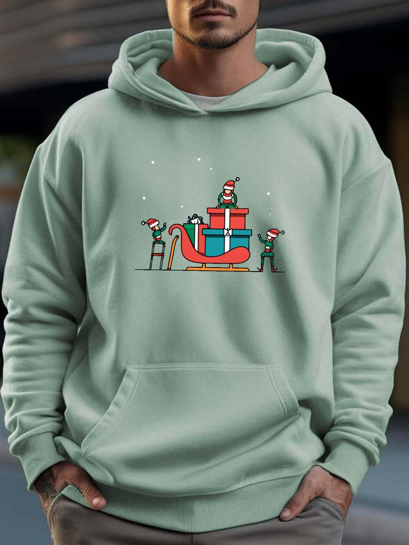 Elf hoodie clearance mens