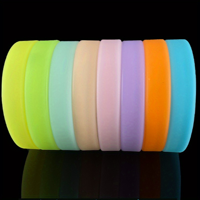 Bracelets lumineux 100 pcs - 5 couleurs différentes 