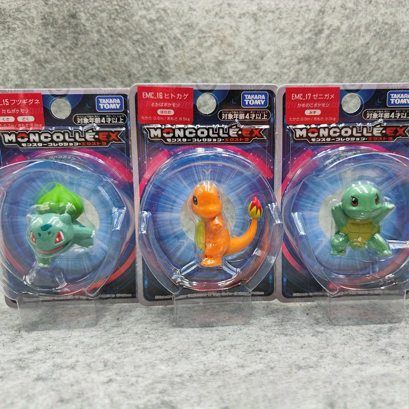 Pikachu Charmander Squirtle Bulbasaur Boxed Dolls - Temu