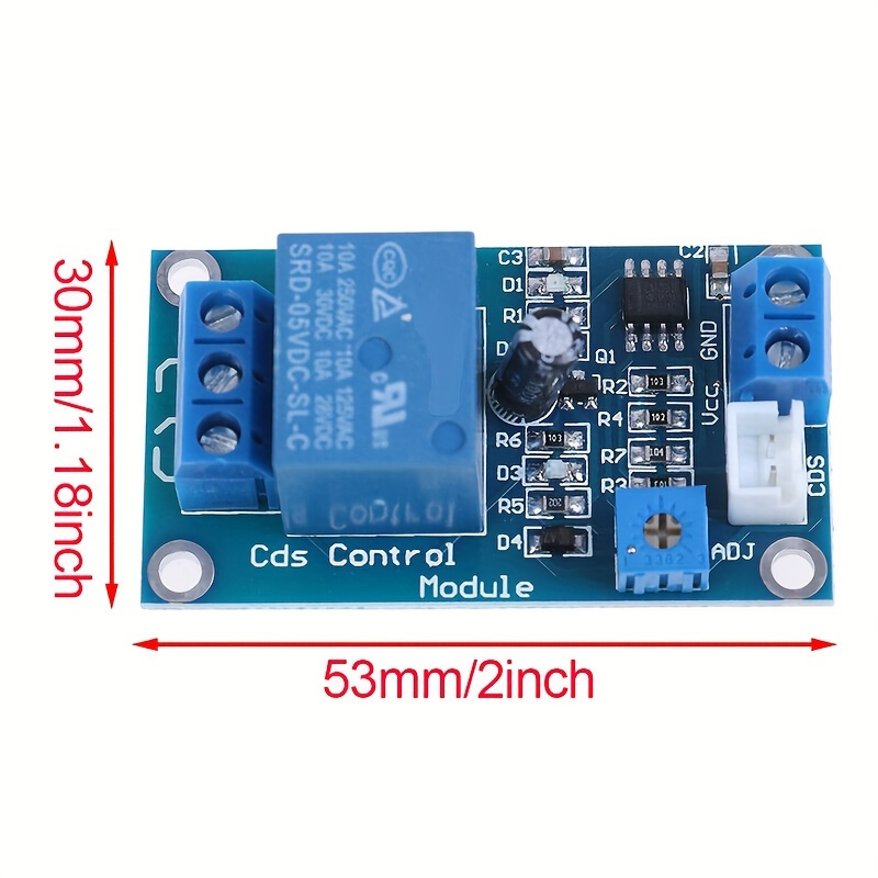 photoresistor module dc 5v 12v 24v relay light control switch detection sensor details 0