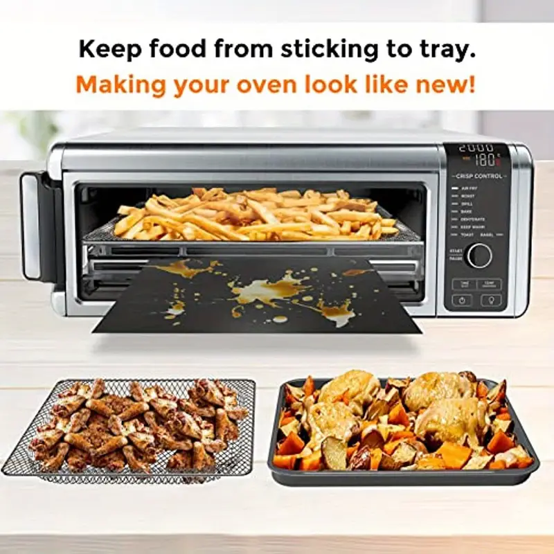 Air Fryer Oven Liners, Non-stick Air Fryer Oven Mat Baking Mat