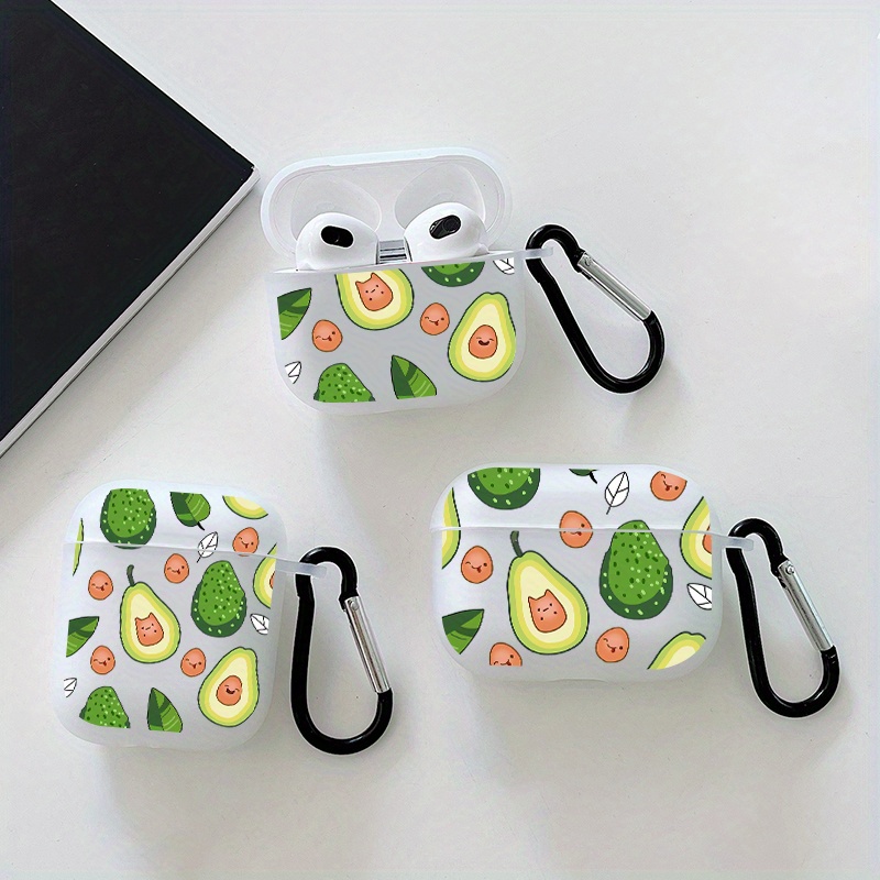 

Avocado Graphic Earphone Case For Airpods 1/2/3, Airpods Pro 1/2, Eey Gift For Birthday, Girlfriend, Boyfriend, Friend Or Yourself Pattern Headphone Case