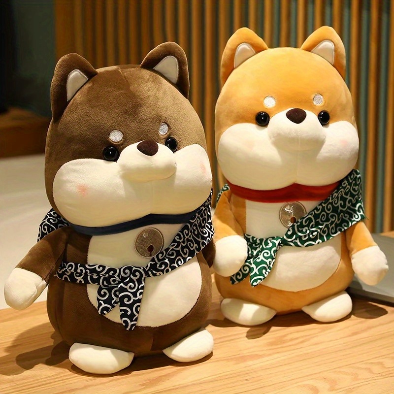 Dog Stuffed Animals Shiba Inu Plush Handmade Realistic Toy Dog - Temu