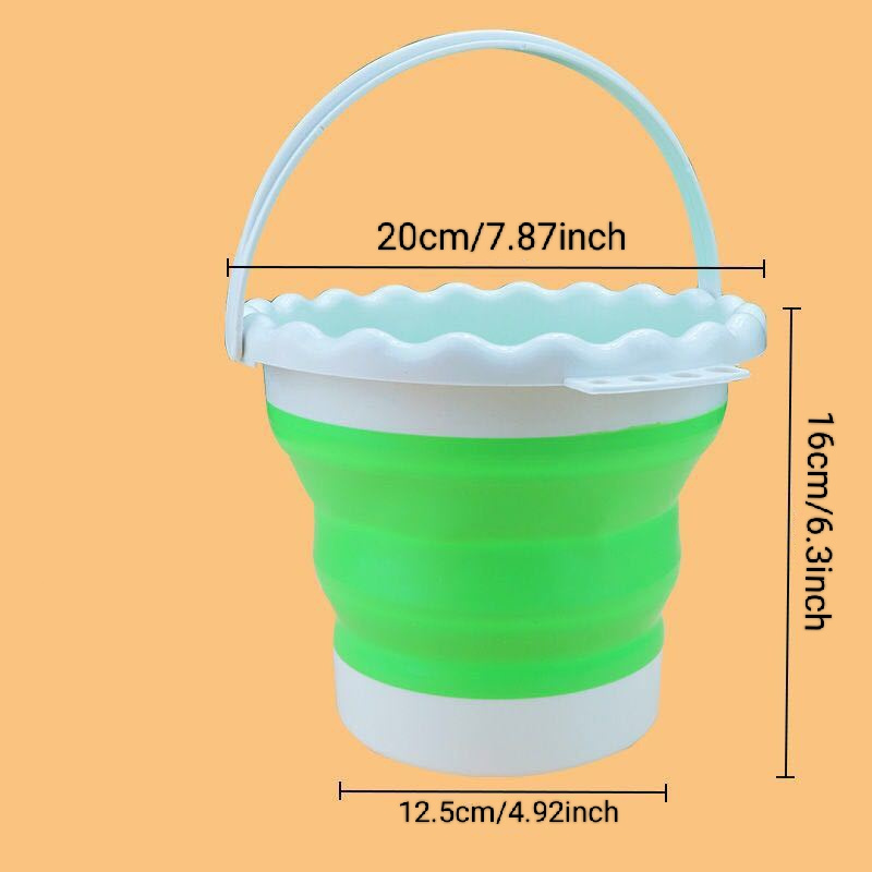 1 Wash Pen Holder Art Special Water Powder Bucket Silicone - Temu