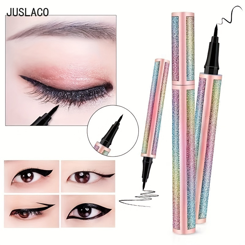 

1pc Starry Sky Eyeliner Pencil, Smudge Proof, Long Lasting Waterproof Black Brown Color Eyeliner Makeup