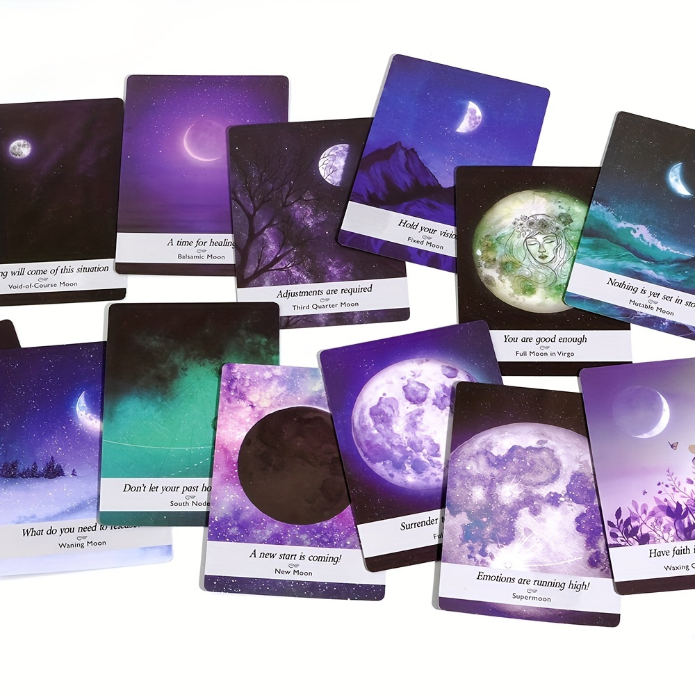 Moon Learning Tarot Card Deck 44 Cards SetMoonology Oracle Card