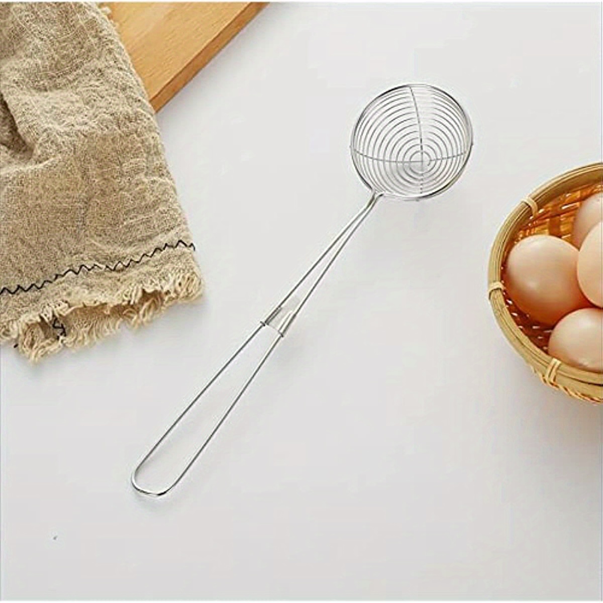 Stainless Steel Super Dense Leak Spoon Noodle Dumpling Scoop - Temu