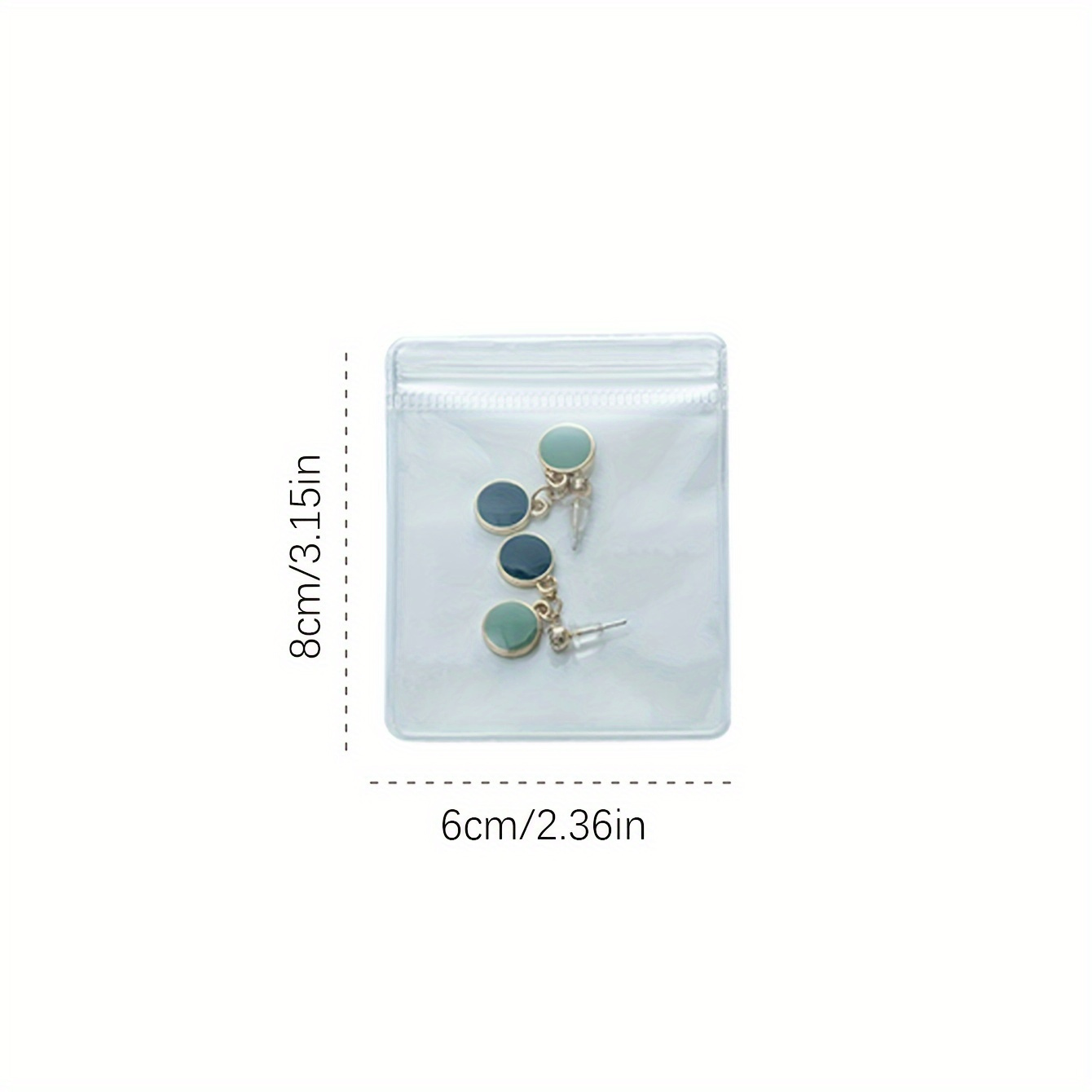 20pcs Mini Clear Jewelry Storage Bags - Durable Plastic Portable Pouches with Zipper Closure, Transparent Organizer for Rings Earrings Necklaces, Travel-Friendly Jewelry Protection & Tangle-Free Storage, Jewelry Storage Organizer, Necklace Packaging, Simple Design