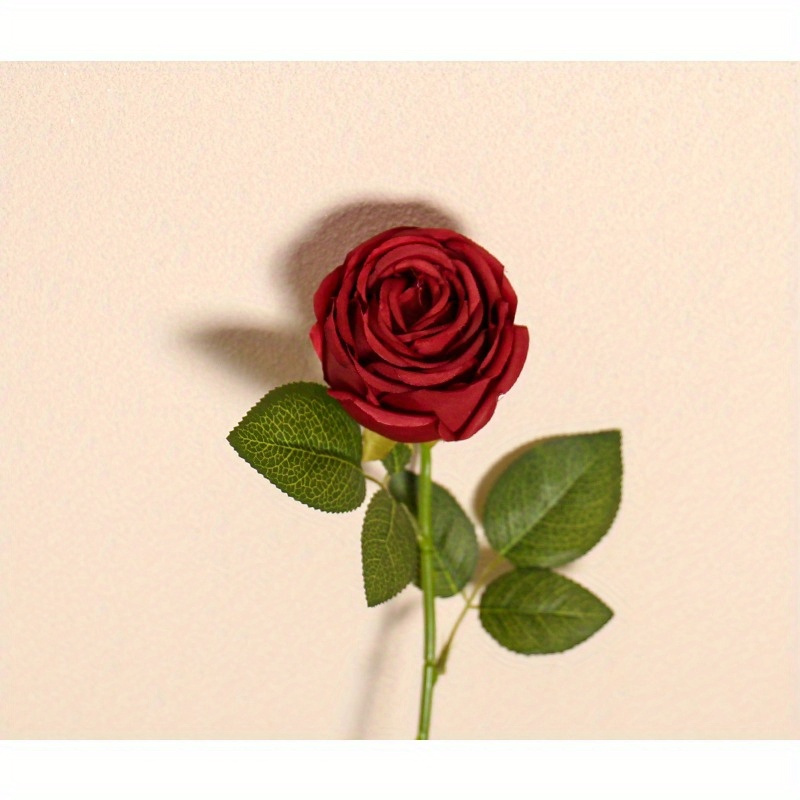 1pc Fiori Artificiali Rose Finte Steli Lunghi Bouquet Rose - Temu Italy