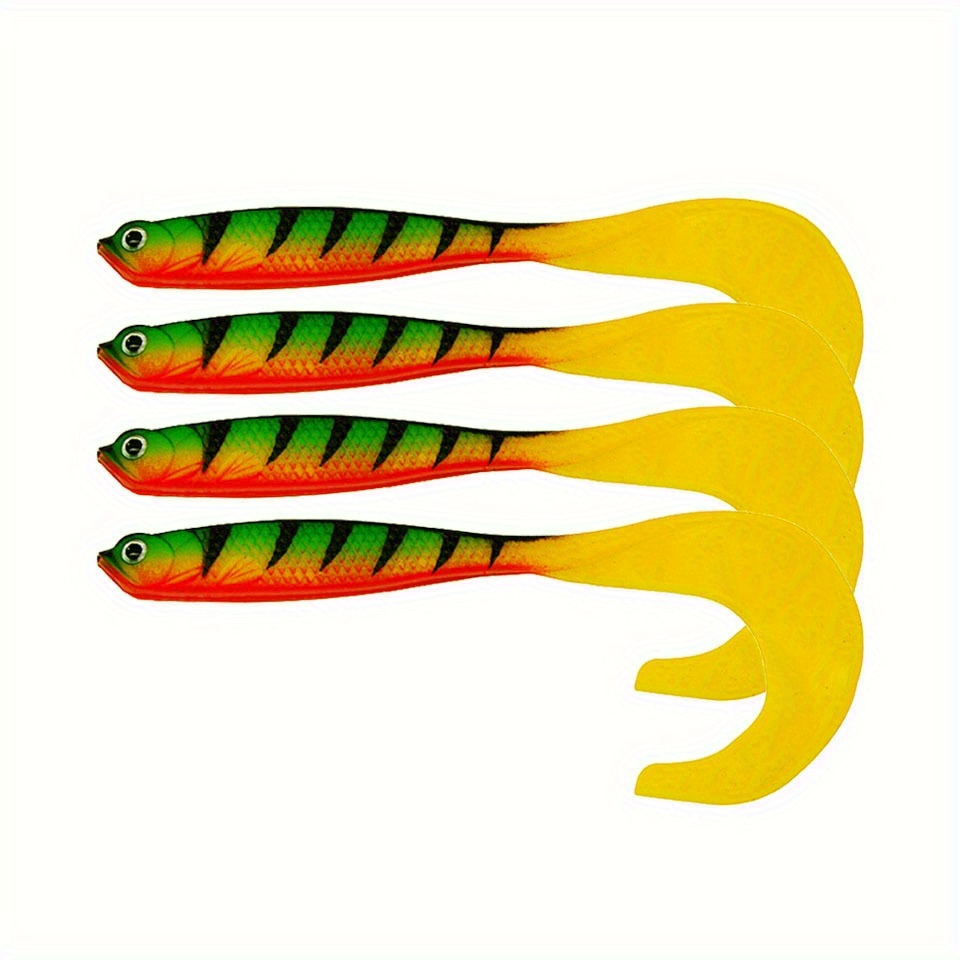 Soft Artificial Fishing Lure Twister Tail Swim Baits - Temu