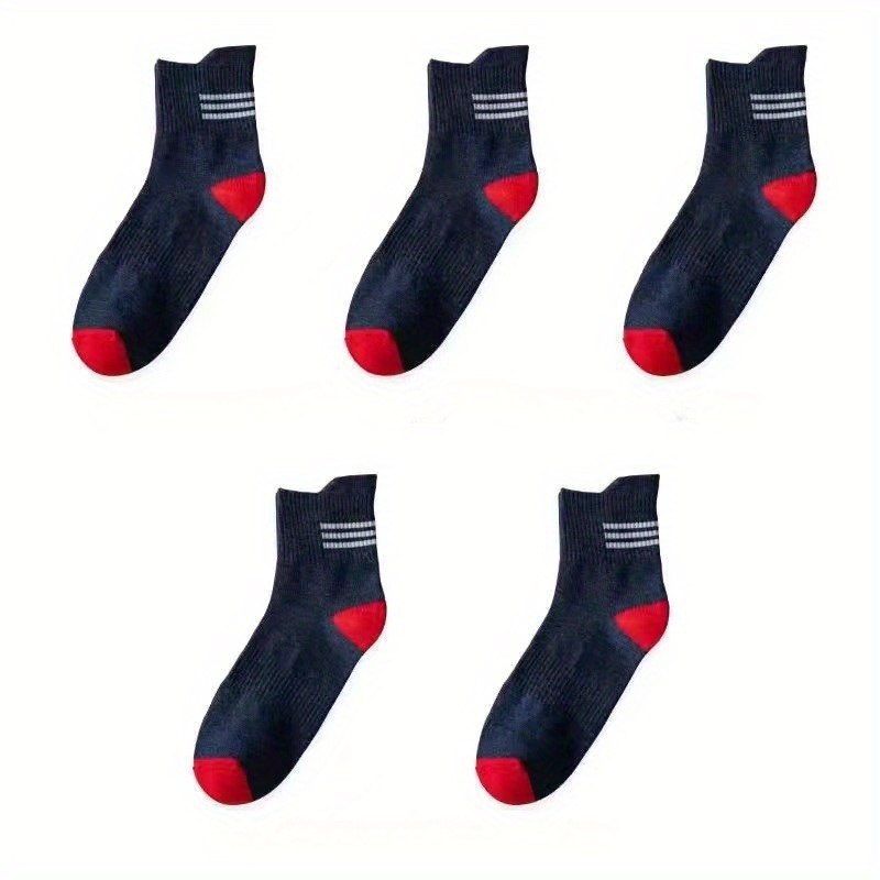 Men's Breathable Crew Socks for All Seasons