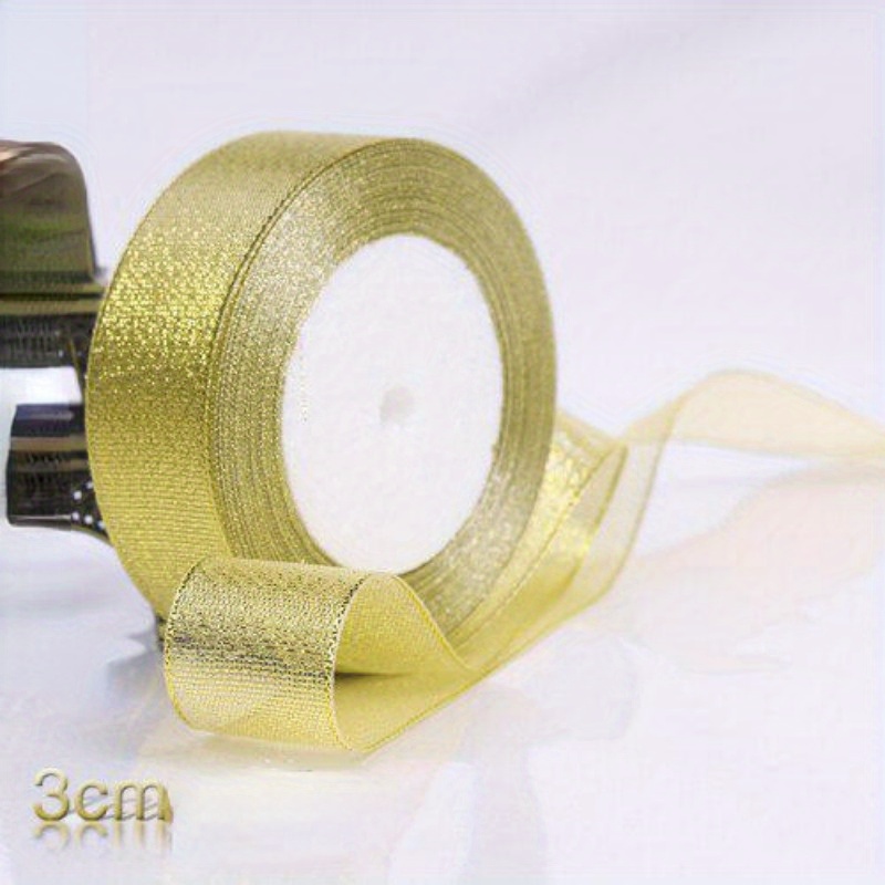 866.14inch/roll Shiny Ribbon Gift Ribbon Crafts Wedding Decoration Diy Gift  Box Bow Decoration Ribbon