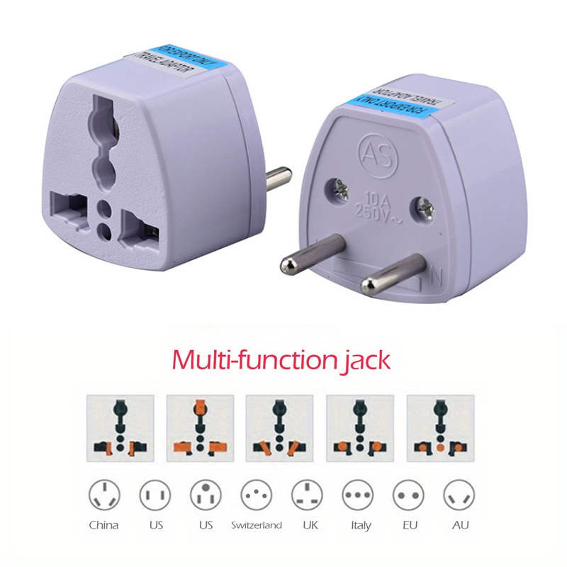Eu Plug Adapter Socket Us Eu Plug Power Adaptor Converter - Temu