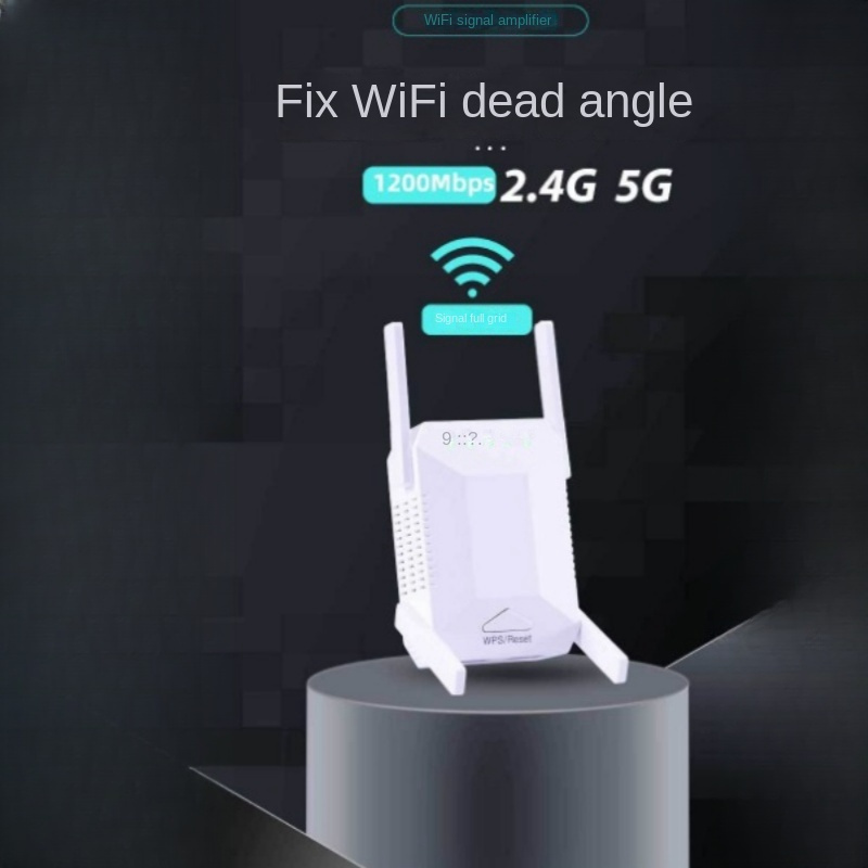 Amplificador de señal WiFi de lanzamiento 2024 para el hogar, alcance 4  veces más rápido y largo hasta 9,800 pies cuadrados y más de 35  dispositivos