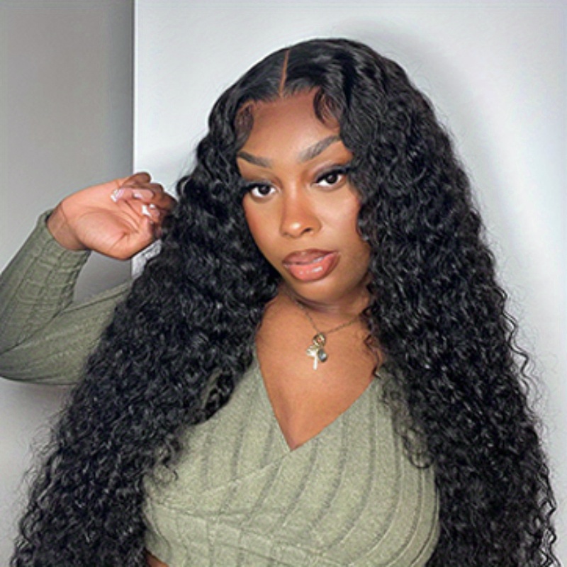 13x6 Deep Wave Lace Front Wigs Human Hair Deep Wave