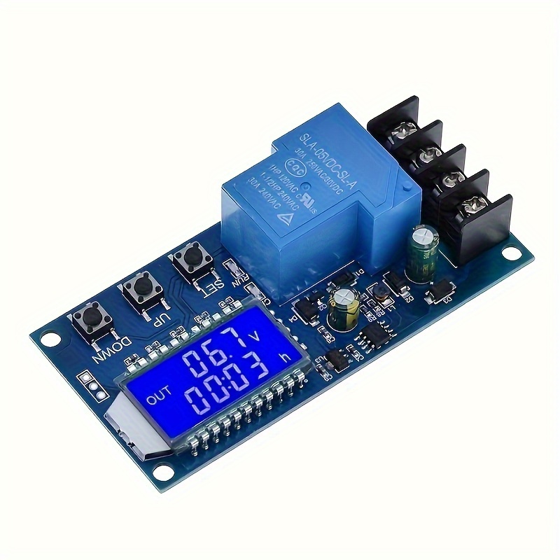 

1pc 6-60v 30a Storage Battery Charging Control Module, Protection Board Charger Time Switch, Lcd Display Xy-l30a