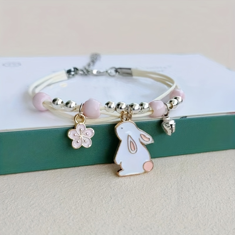 Girls Cute Cartoon Comics Series Characters Charm Bracelet - Temu