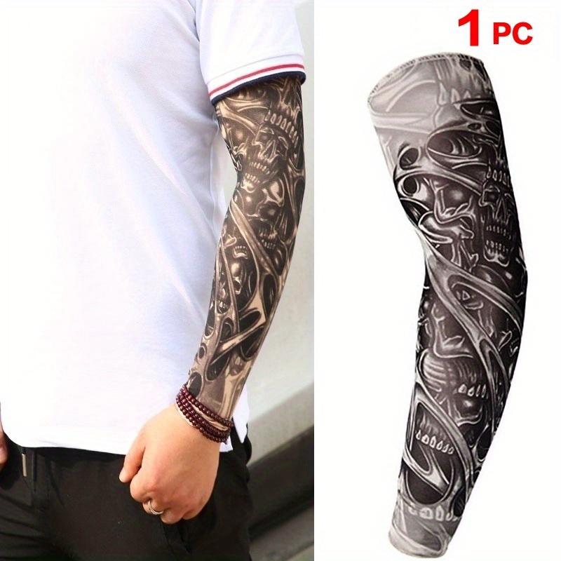 

Unisex Tattoo Arm Sleeve - Uv Protection, Warmth For Winter & Summer, Perfect For Cycling & Driving, 8x40cm