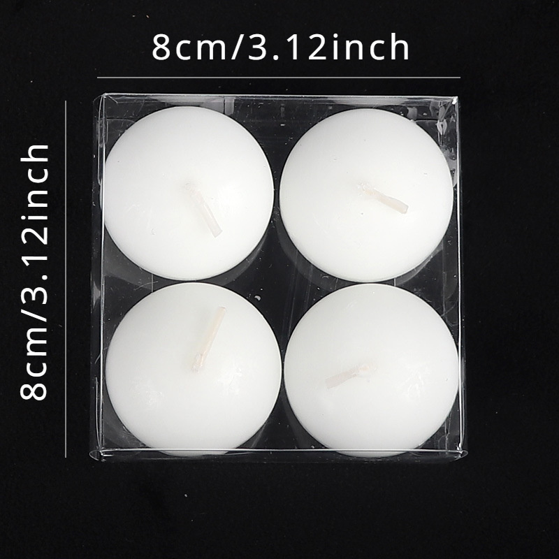 4pcs/9pcs Bougies Flottantes Pour Mariages Et Événements - Dîner Aux  Chandelles Romantique - Idées De Décoration Pour Piscine, Spa Et Salle De  Bain - Temu France