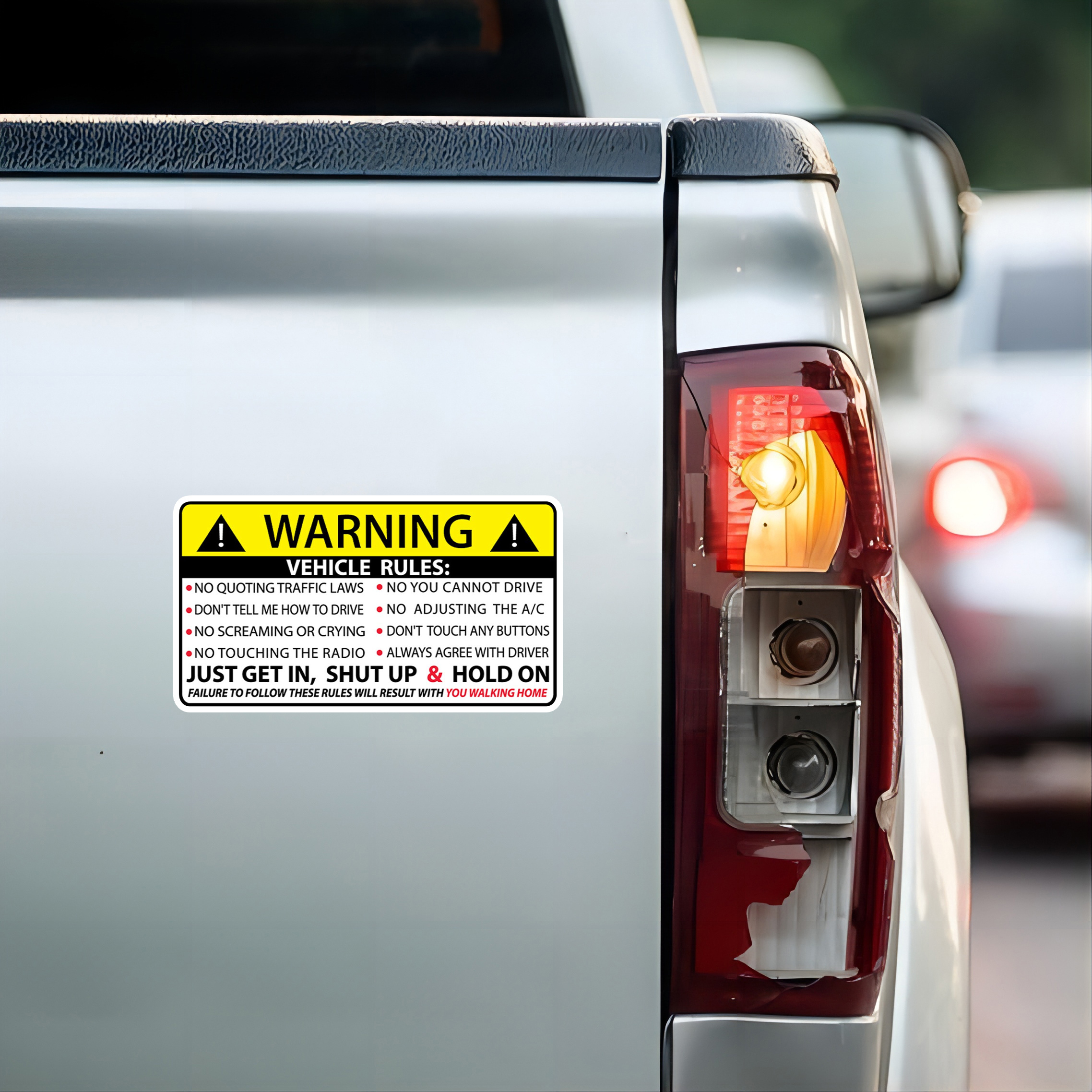 Yellow Warning Slow Moving Vehicle Bumper Sticker (Construction Business  Vehicle Decals, Safety Vinyl, Warning Drivers Cars, Semis, Trucks