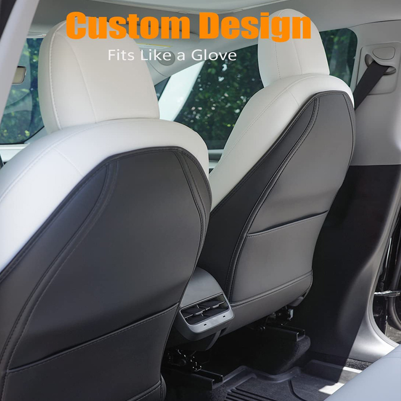 Kaufe Innenzubehör Komfortables Schutzpolster Kofferraum-Anti-Kick-Kissen  Rücksitzlehnenschutz für Tesla Model 3 Y