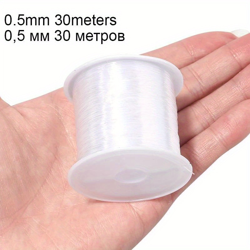 Fishing Line Wire Clear Non stretch Nylon String Beading - Temu