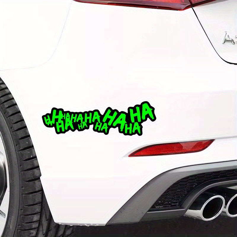Hahahahaha Joker Auto Aufkleber Joker Aufkleber Sticker Groß Joker