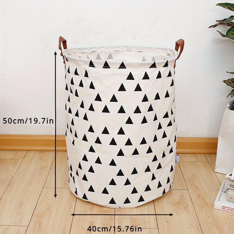 Dirty Clothes Basket Folding Storage Bucket Large Capacity - Temu