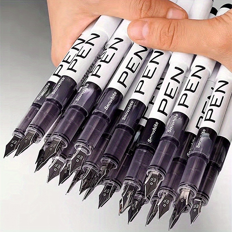 Penna stilografica, pennino fine con convertitore di ricarica dell