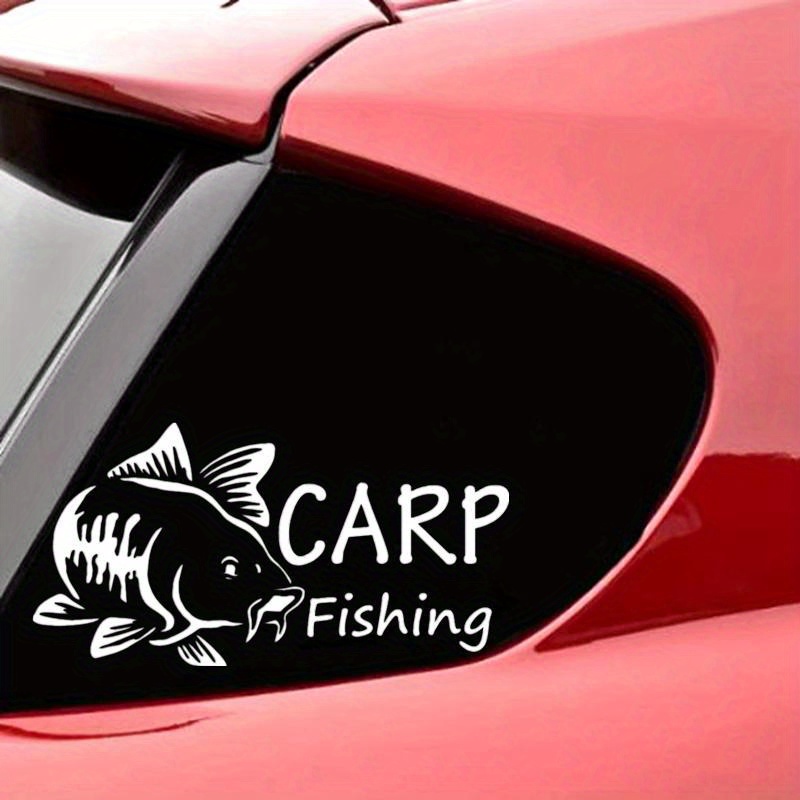 Carp Fishing Car Sticker Waterproof Car Decal Vinyl Stickers - Temu  Philippines