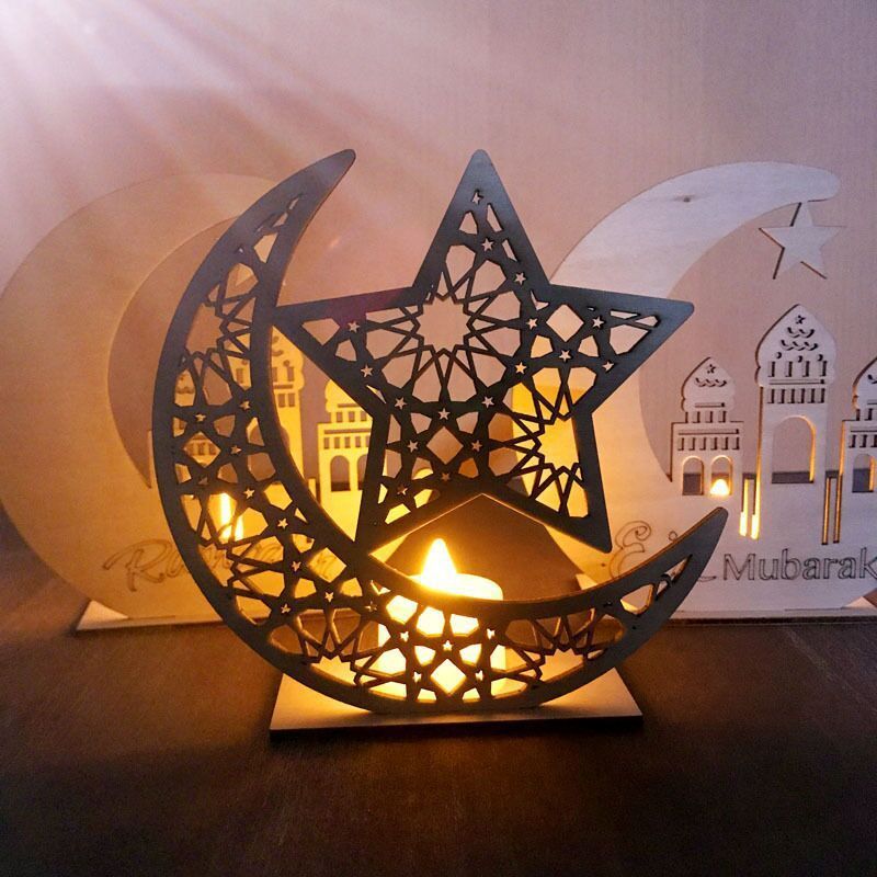 1pc, 4 Farben Exquisite Eid Mubarak Thema Styling Led Glas Kunststoff  Laterne Home Classic Ramadan Festival Craft Dekoratives Nachtlicht -  Haushalt & Küche - Temu Germany