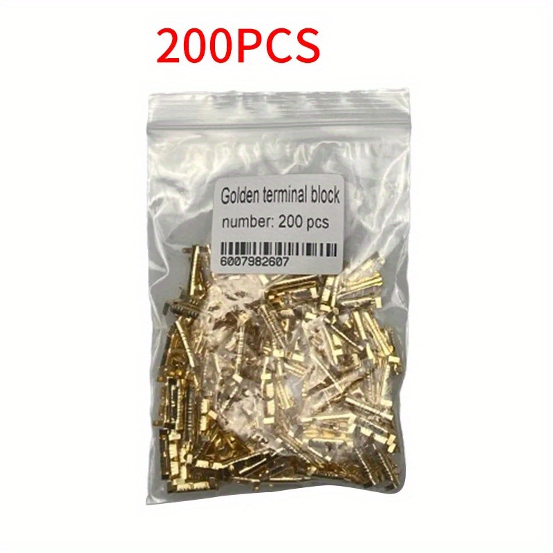 Umlife 50-1000pcs 453 U-shaped Terminal Tab Cold Inserts Connectors. Small Teeth Fascia Terminal For Electricity Automotive, 0-36v