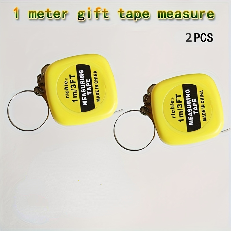 2pcs Small Steel Tape Measure, Pull Ruler, Measuring Meter Ruler