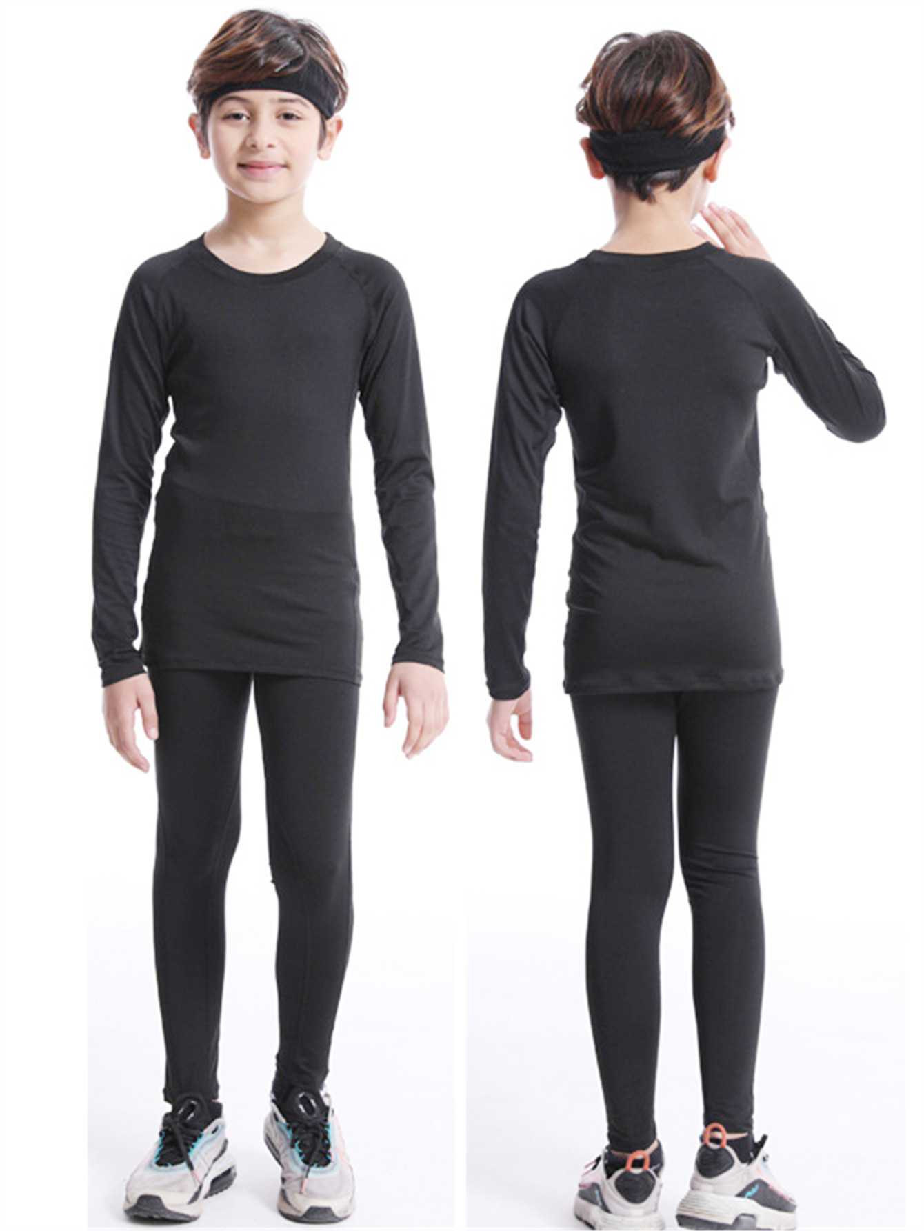 2pcs compression manches longues couleur Temu Morocco