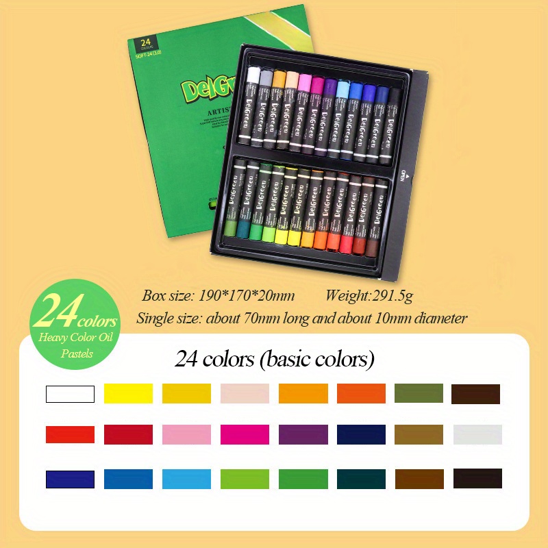 Conjunto 6 Piezas Crayón Construcción Individual 12 Colores - Temu