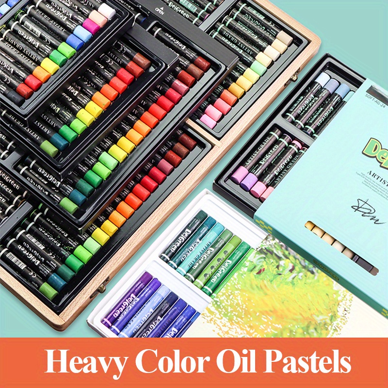 Artists Oil Pastels Set Of 48 Colors, Soft Oil Pastels For Art Painting,  Drawing, Blending, Oil Crayons Pastels Art Supplies For Artists, Beginnes,  Students, Teachers - Arts, Crafts & Sewing - Temu