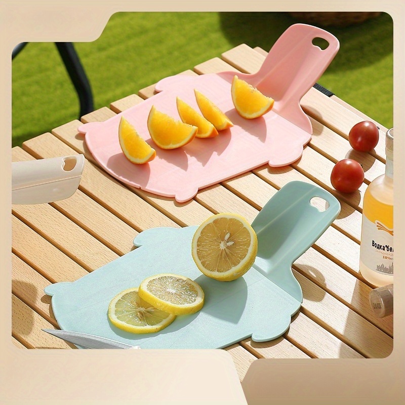 Flexible Silicone Cutting Board Plate Anti Slip Vegetables Meat