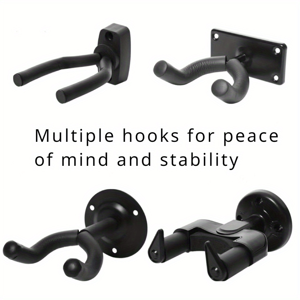 Universal Metal Guitar Holder Hanger Hook Wall Mount Non - Temu Canada