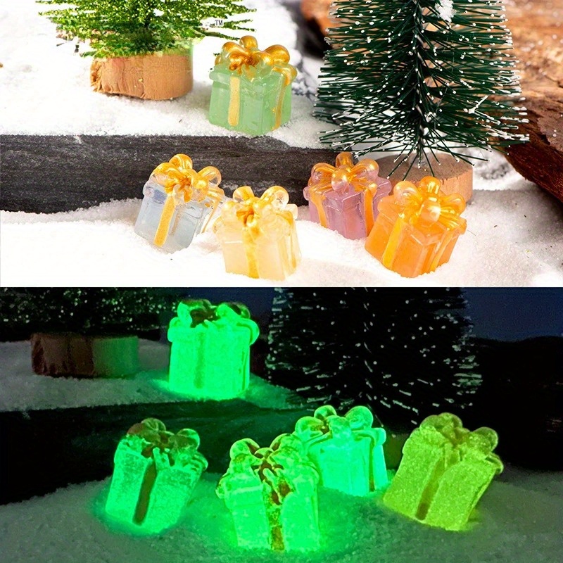 10 Pack Glowing Mini Dusts Ball Elfs Statue Resin Briquettes Dwarf Potted  Decorations For Halloween Yard Lawn Patio Decoration