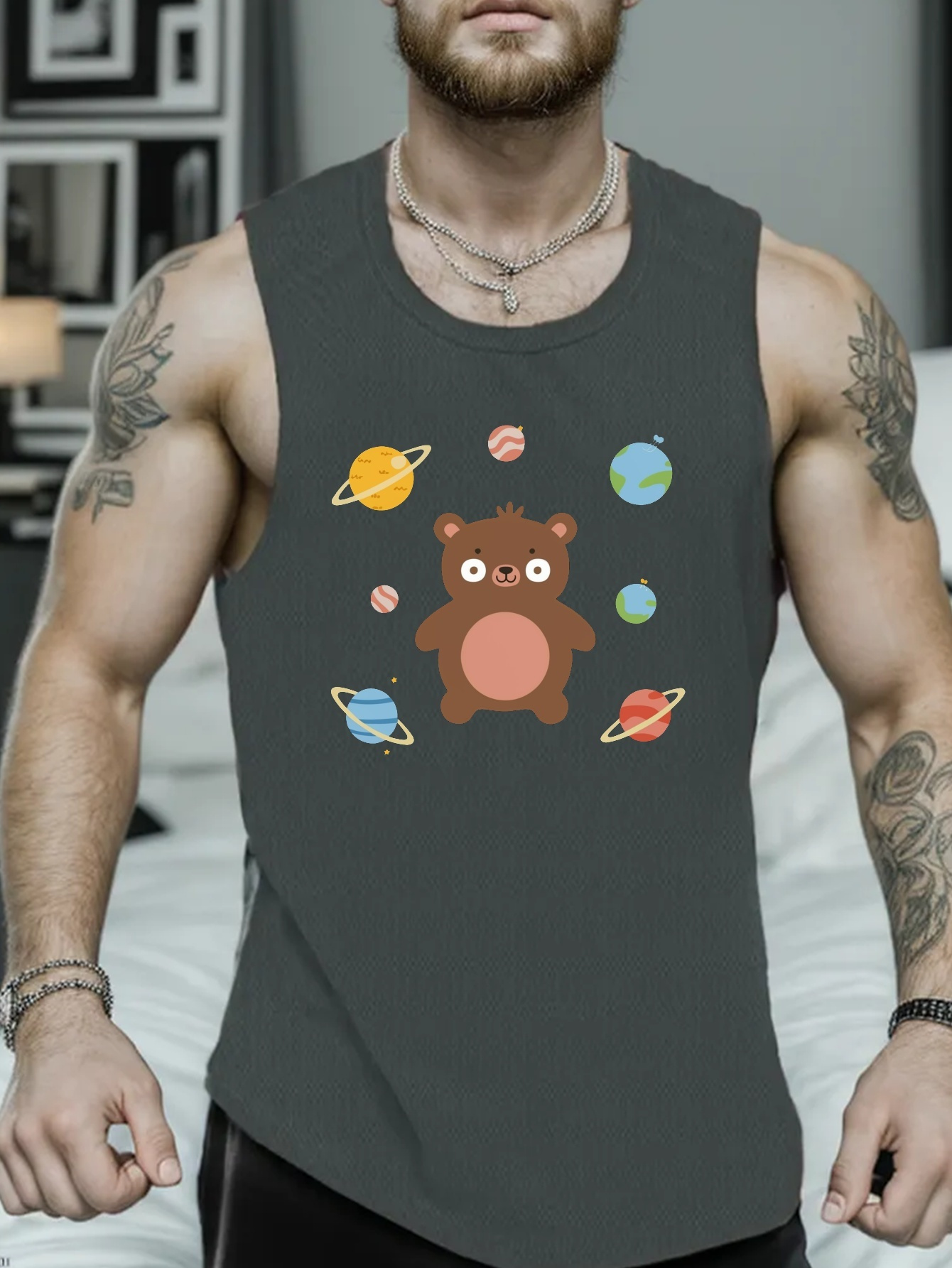 Camiseta Sin Mangas Casual Ligeramente Elástica Cuello - Temu